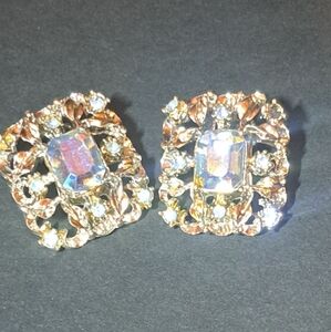 Signed Vintage Coro Clip earrings